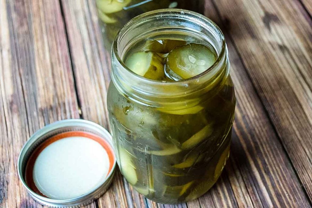 Crisp Sweet Pickle Recipe 7 Day Pickles Honeybunch Hunts