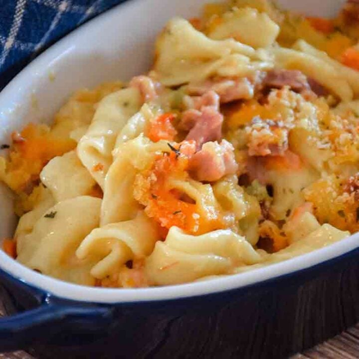 Ham And Noodle Casserole Leftover Ham Recipe Honeybunch Hunts