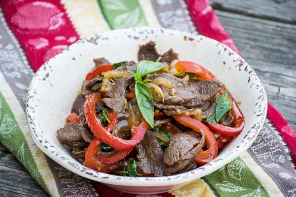 Thai Basil Venison